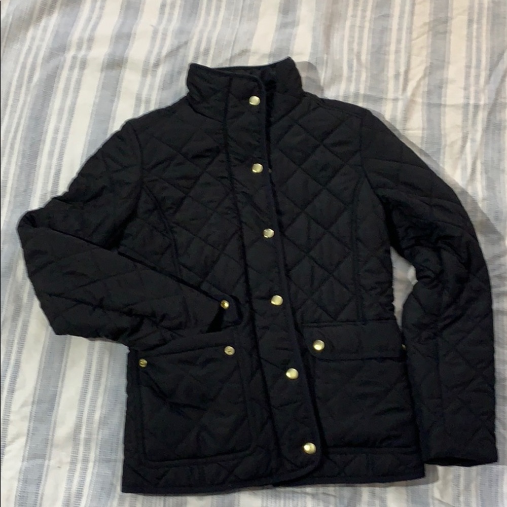 J Crew Quilted Barn/Riding jacket . Size xxs